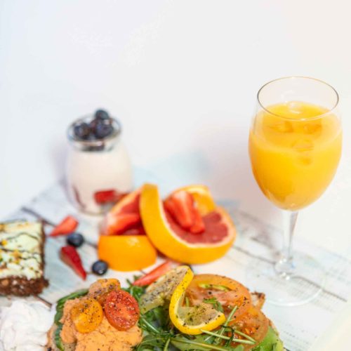 Vegan brunchplattinn