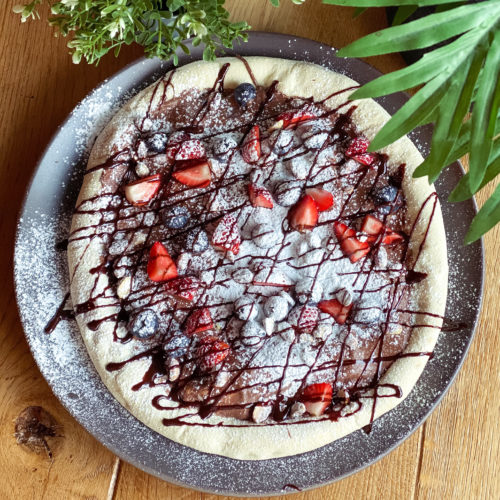 Nutella pizza